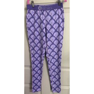 Ethica Small Womens Leggings Purple Print NWT 26" Inseam
